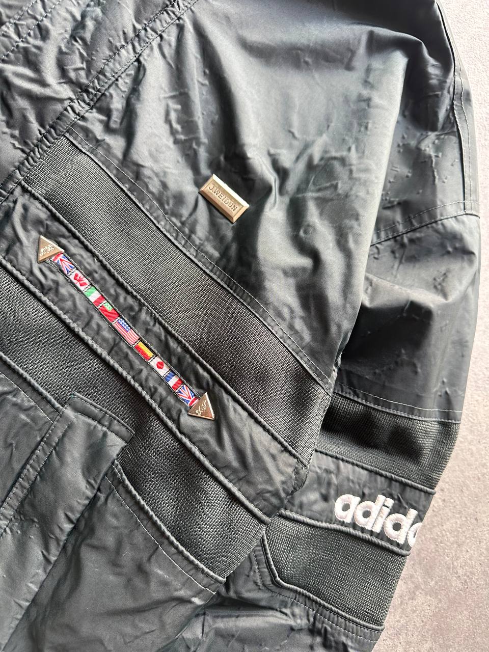 Adidas Equipment Giacca Leggera Big Logo Vintage Jacket anni 90 Uomo/Donna (3XL/XL)