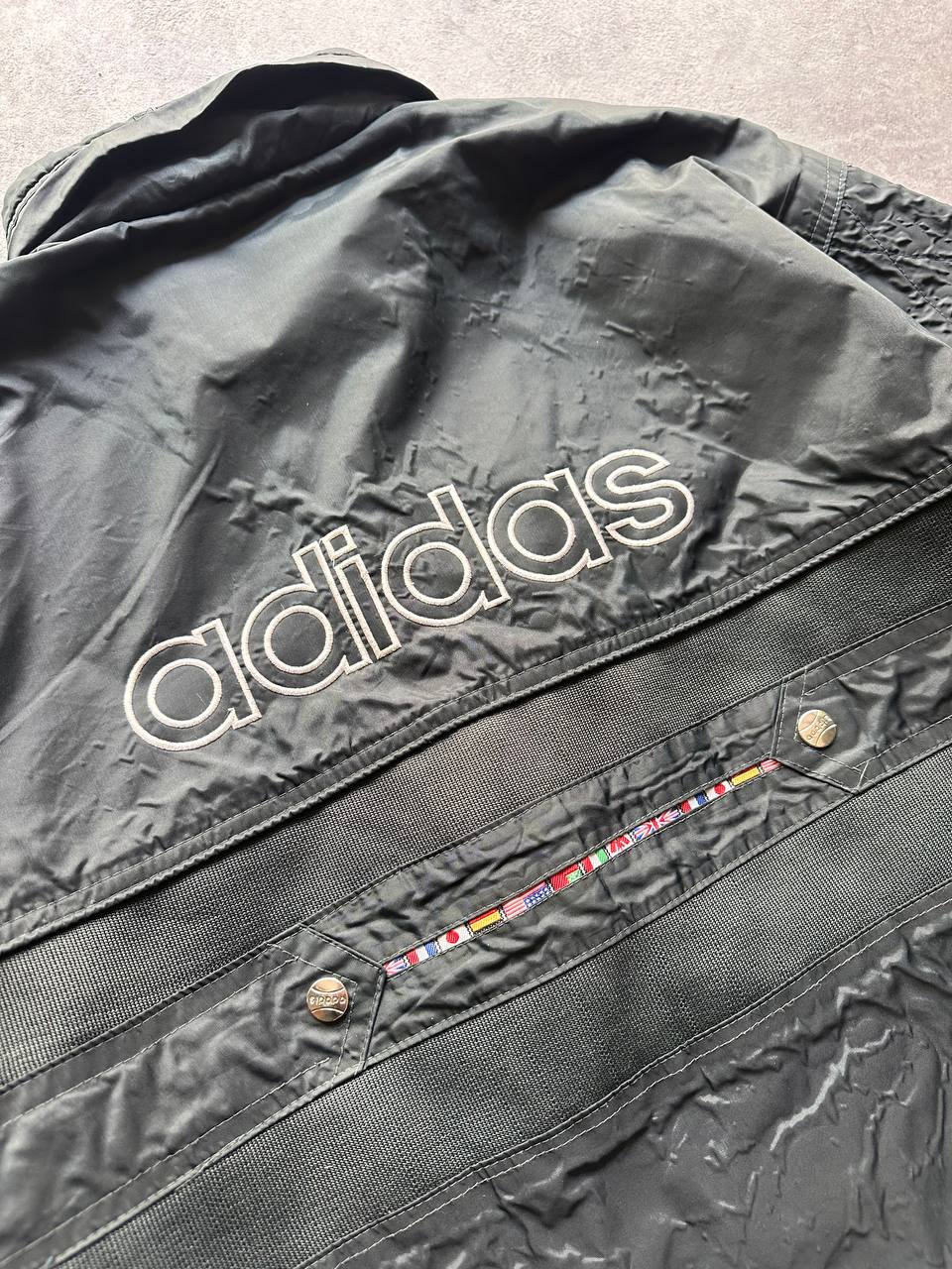 Adidas Equipment Giacca Leggera Big Logo Vintage Jacket anni 90 Uomo/Donna (3XL/XL)