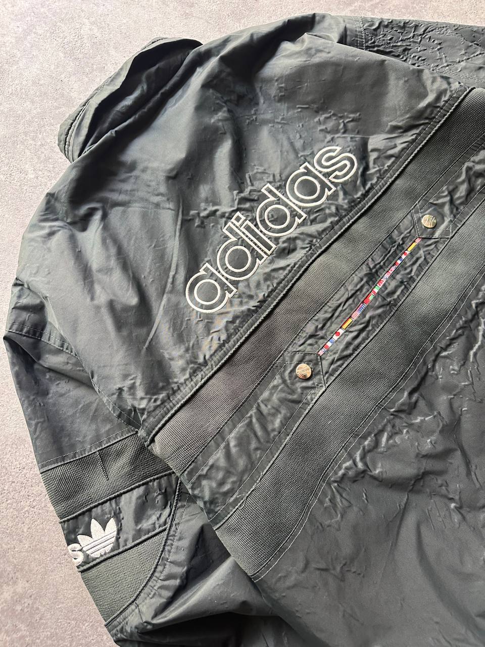 Adidas Equipment Giacca Leggera Big Logo Vintage Jacket anni 90 Uomo/Donna (3XL/XL)