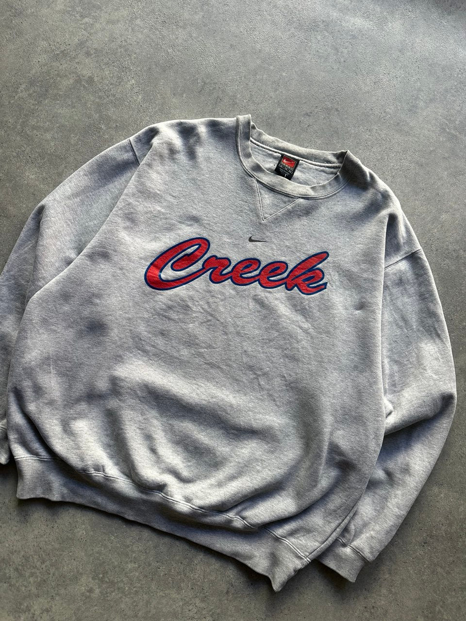 Nike Felpa Anni 90 Vintage Hoodie USA Logo Stampato Uomo (XL)