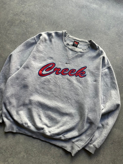 Nike Felpa Anni 90 Vintage Hoodie USA Logo Stampato Uomo (XL)