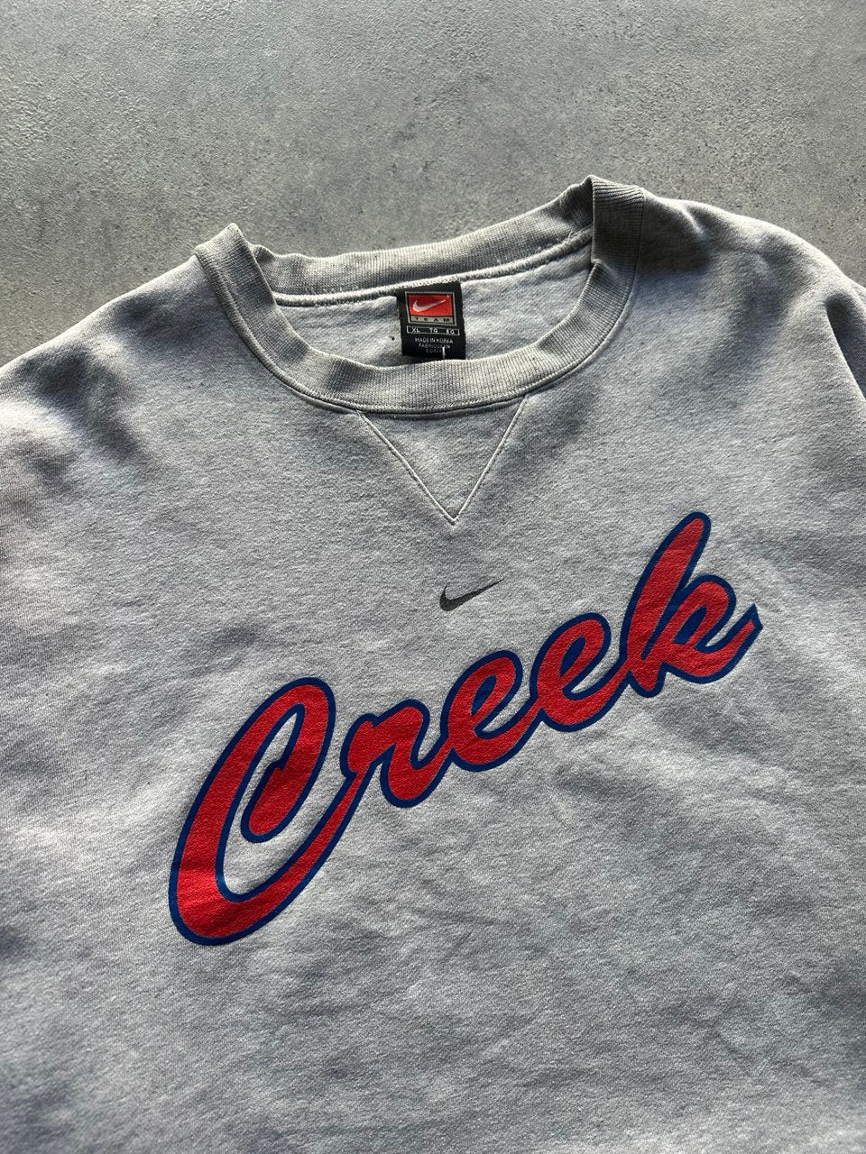 Nike Felpa Anni 90 Vintage Hoodie USA Logo Stampato Uomo (XL)