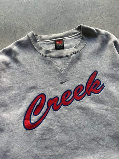 Nike Felpa Anni 90 Vintage Hoodie USA Logo Stampato Uomo (XL)