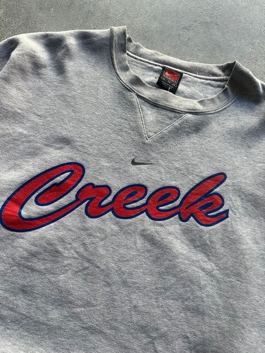 Nike Felpa Anni 90 Vintage Hoodie USA Logo Stampato Uomo (XL)