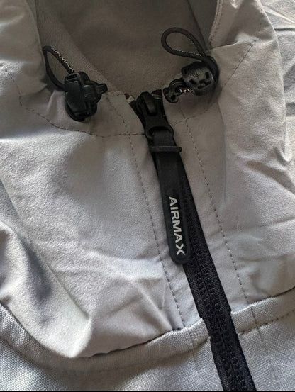 Nike Air Max Felpa Zip e Cappuccio Jacket Hoodie Uomo (L)