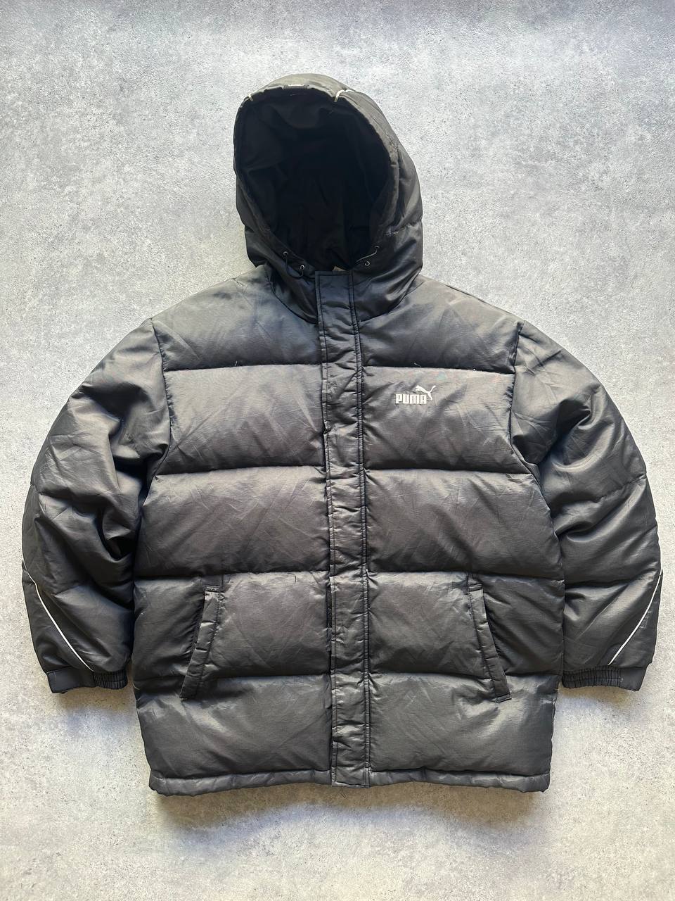 Puma Bomber Big Logo Ricamato Vintage Giubbotto Uomo (M)