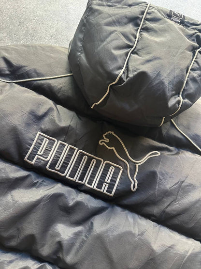 Puma Bomber Big Logo Ricamato Vintage Giubbotto Uomo (M)