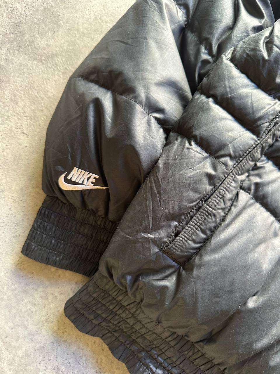 Nike Giubbino Bomber Cappuccio Vintage YK2 Jacket Uomo/Donna (L)