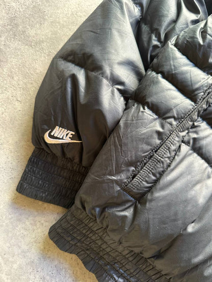 Nike Giubbino Bomber Cappuccio Vintage YK2 Jacket Uomo/Donna (L)