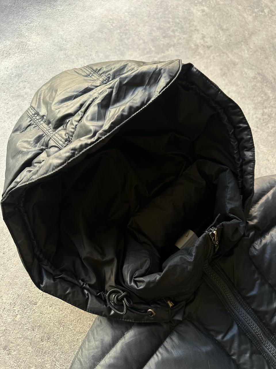 Nike Giubbino Bomber Cappuccio Vintage YK2 Jacket Uomo/Donna (L)