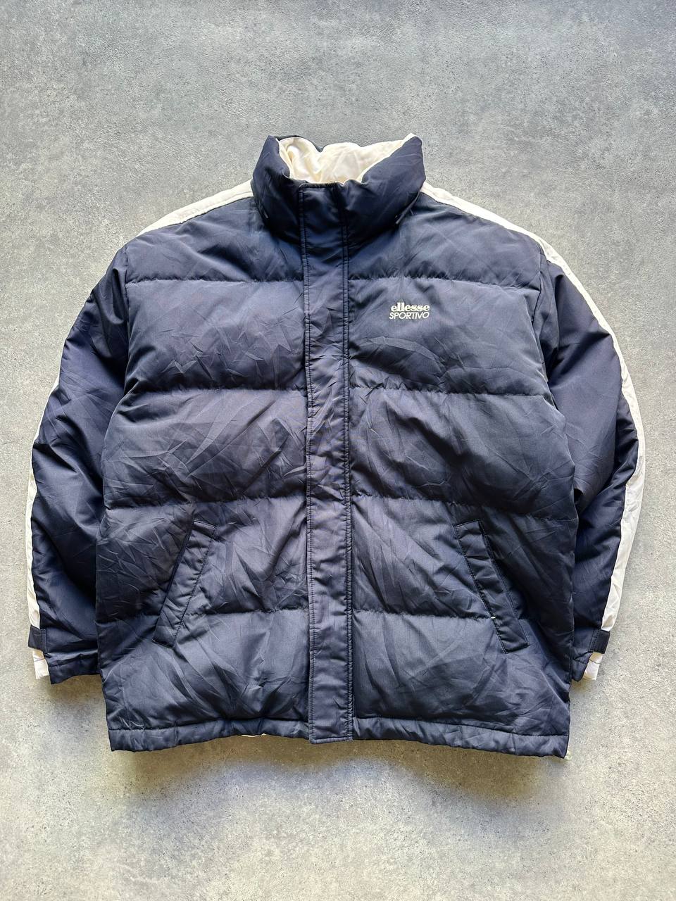 Ellesse Giubbino Bomber Vintage Big Logo Jacket Uomo (XL)