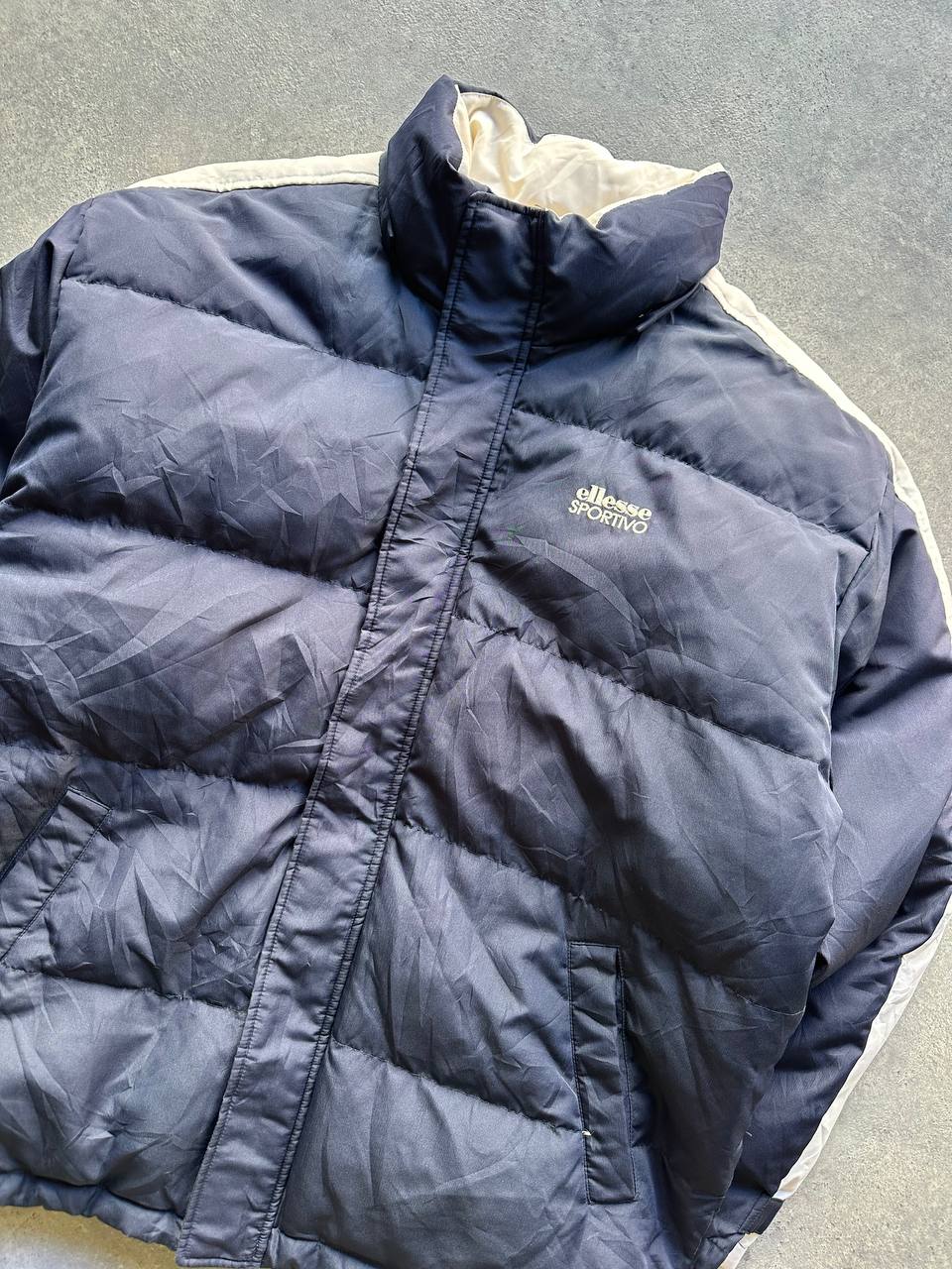 Ellesse Giubbino Bomber Vintage Big Logo Jacket Uomo (XL)