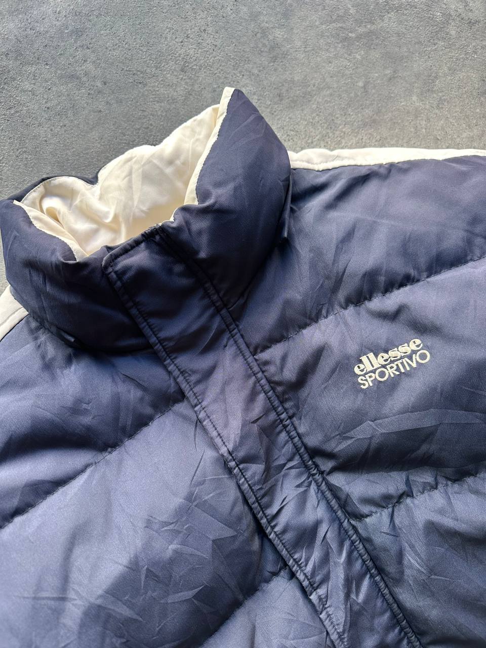 Ellesse Giubbino Bomber Vintage Big Logo Jacket Uomo (XL)