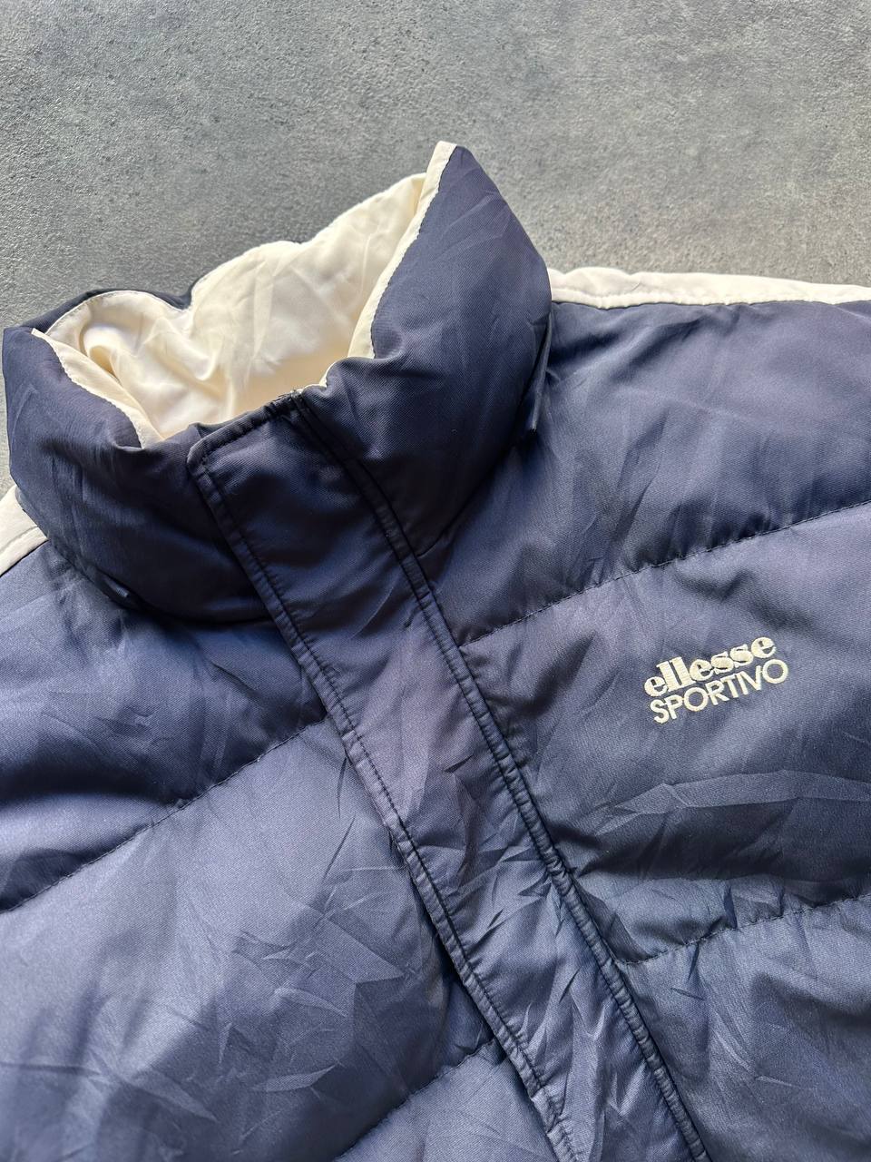 Ellesse Giubbino Bomber Vintage Big Logo Jacket Uomo (XL)