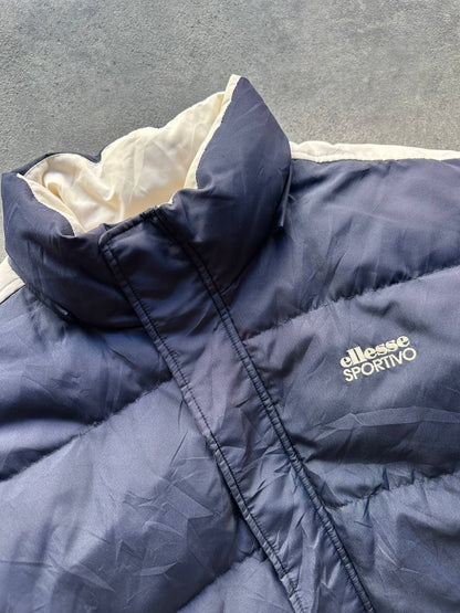 Ellesse Giubbino Bomber Vintage Big Logo Jacket Uomo (XL)