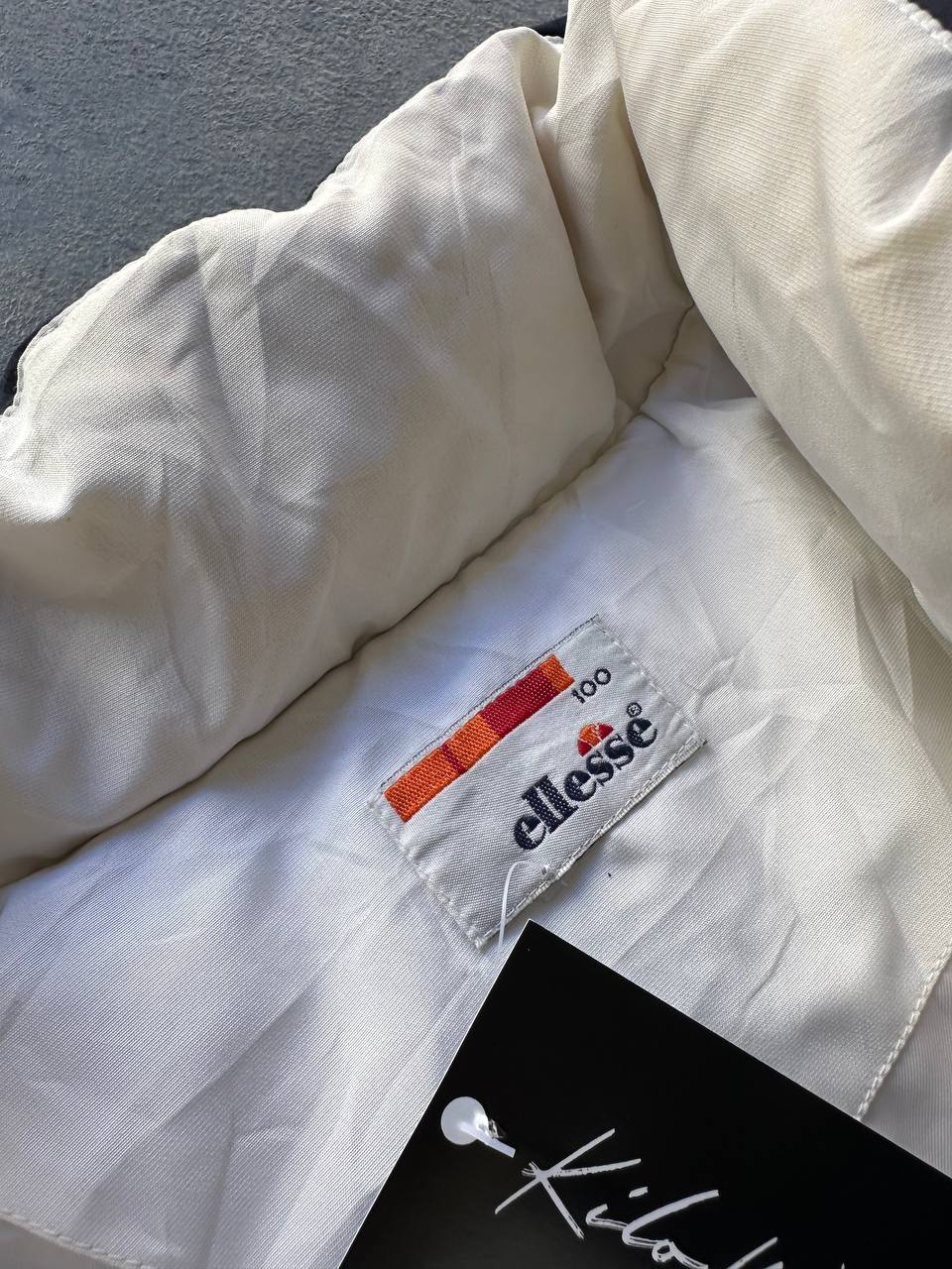 Ellesse Giubbino Bomber Vintage Big Logo Jacket Uomo (XL)