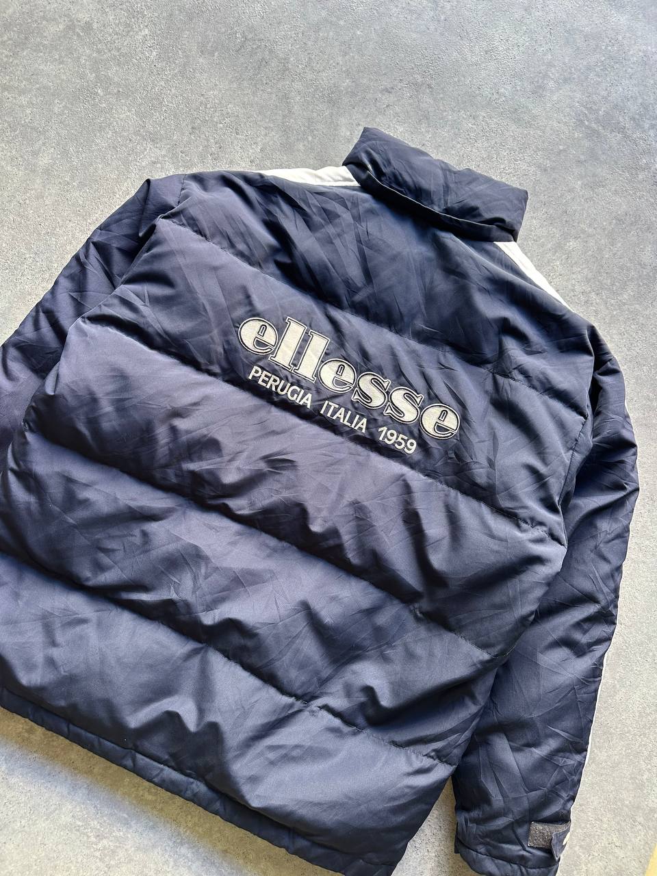 Ellesse Giubbino Bomber Vintage Big Logo Jacket Uomo (XL)