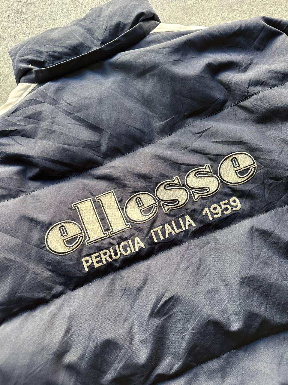 Ellesse Giubbino Bomber Vintage Big Logo Jacket Uomo (XL)