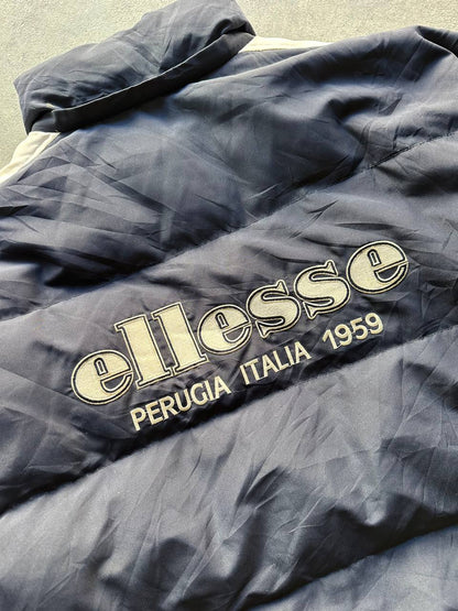 Ellesse Giubbino Bomber Vintage Big Logo Jacket Uomo (XL)