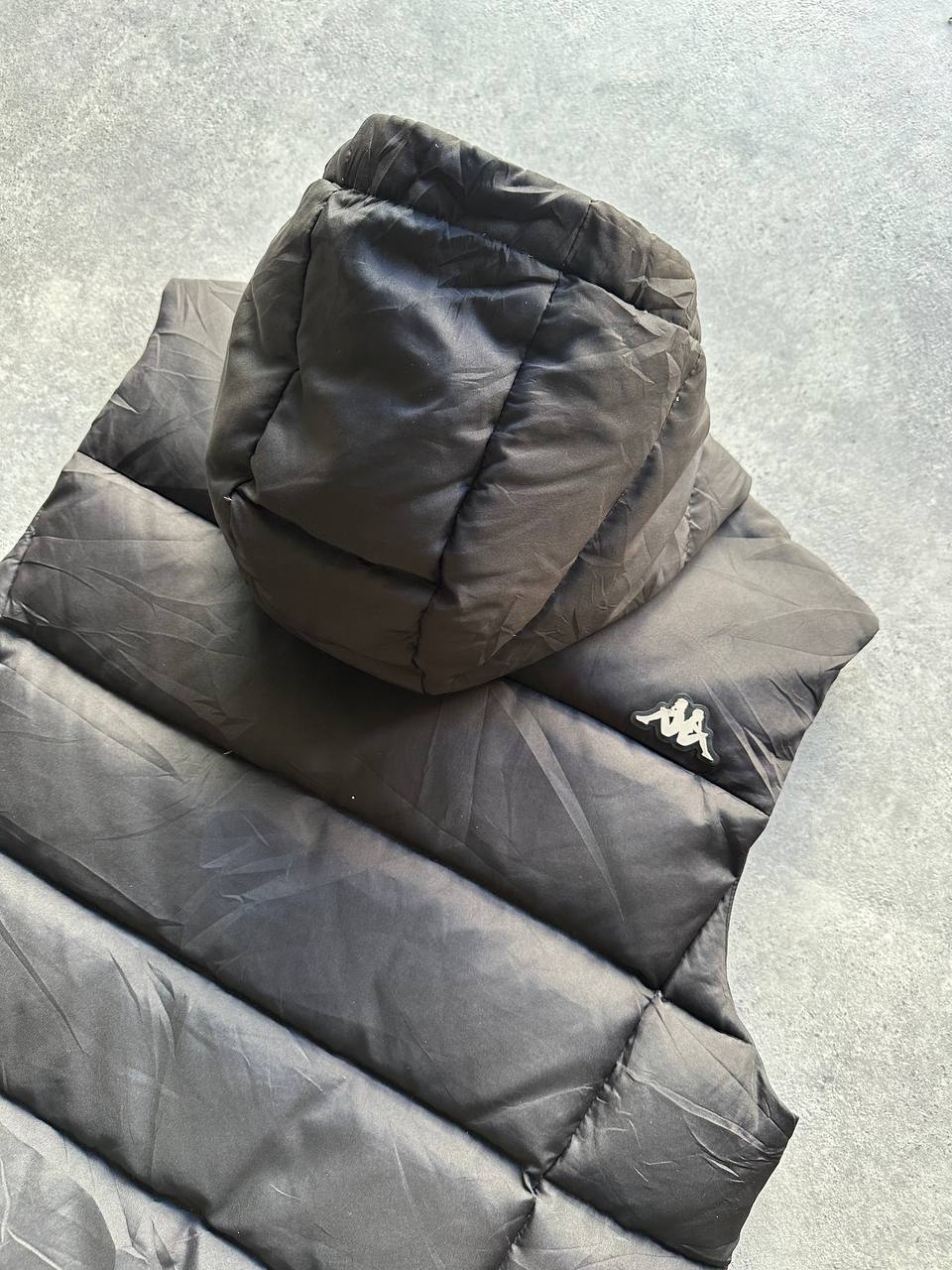 Kappa Smanicato Bomber Cappuccio Gilet Uomo (2XL)