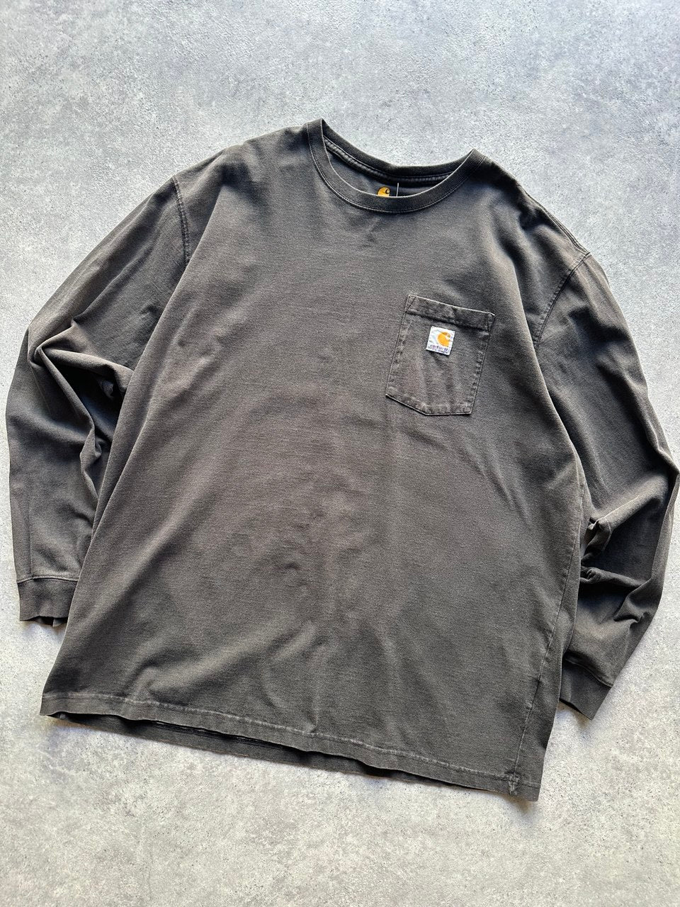 Carhartt T-shirt a Manica Lunga con Taschino Long Shirt USA Uomo (2XL)