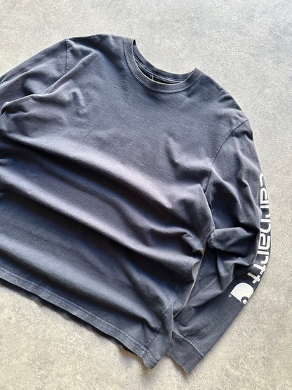 Carhartt T-shirt a Manica Lunga con Stampa Long Shirt USA Uomo (XL)