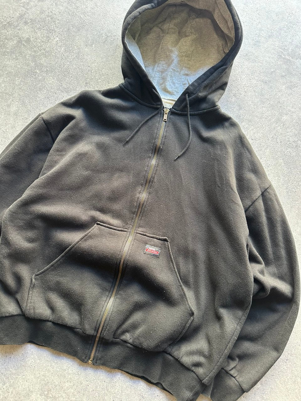 Dickies Felpa con Zip e Cappuccio e Tasca Frontale Hoodie USA Uomo (L)