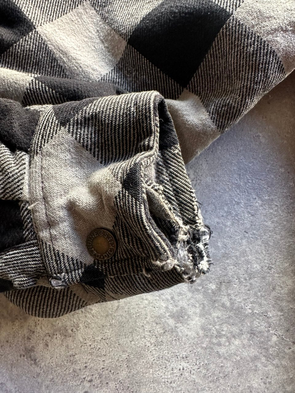 Dickies Giacca Imbottita con Bottoni e Colletto Vintage USA Jacket Uomo (M)