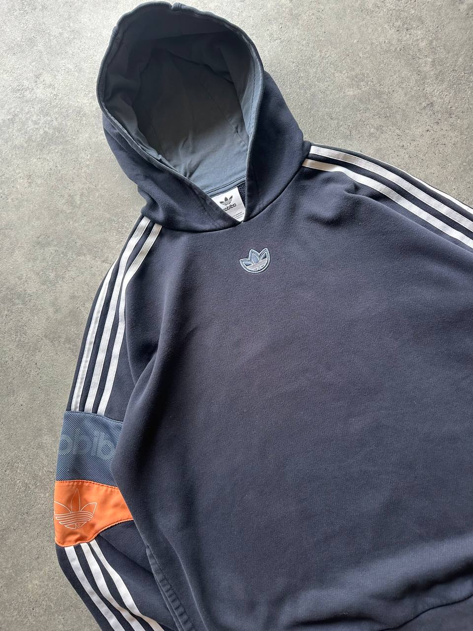 Adidas Felpa Cappuccio Logo Cucito Hoodie Uomo/Donna (M)
