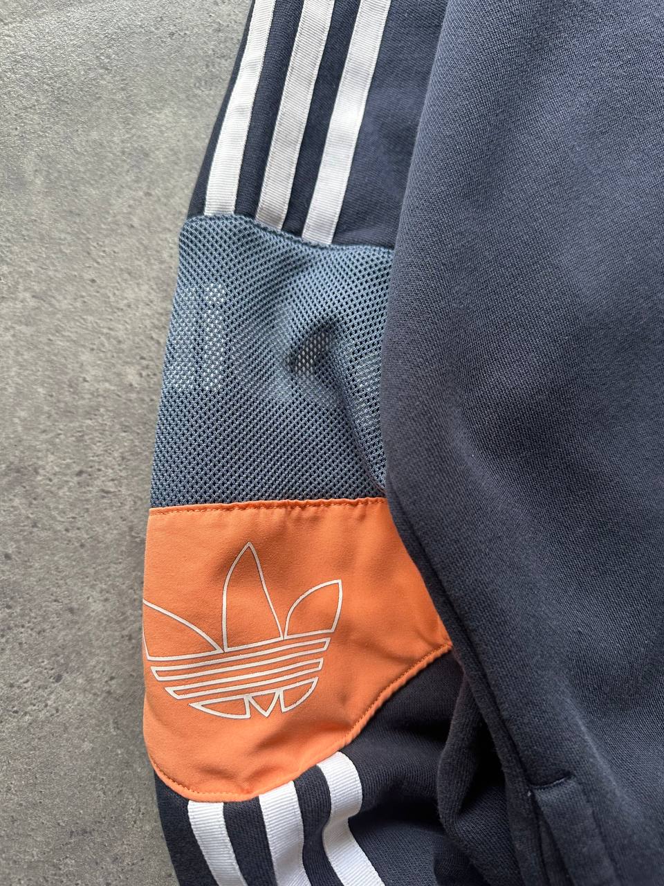 Adidas Felpa Cappuccio Logo Cucito Hoodie Uomo/Donna (M)