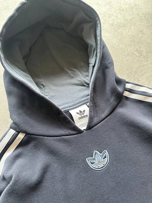 Adidas Felpa Cappuccio Logo Cucito Hoodie Uomo/Donna (M)