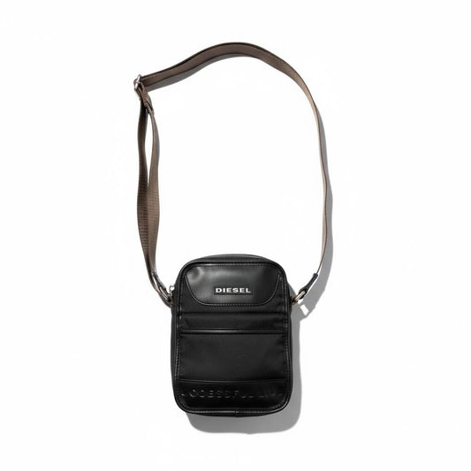 Diesel Tracolla Y2K Black Messenger Bag Uomo (Regolabile)