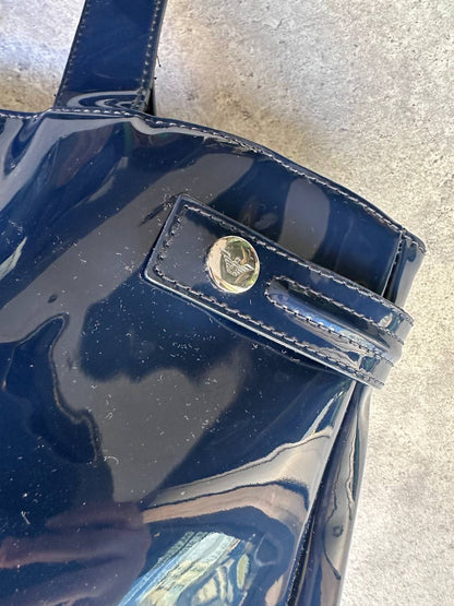 Armani Jeans Borsa Tote in Vernice a Mano Bag Donna (Taglia unica)