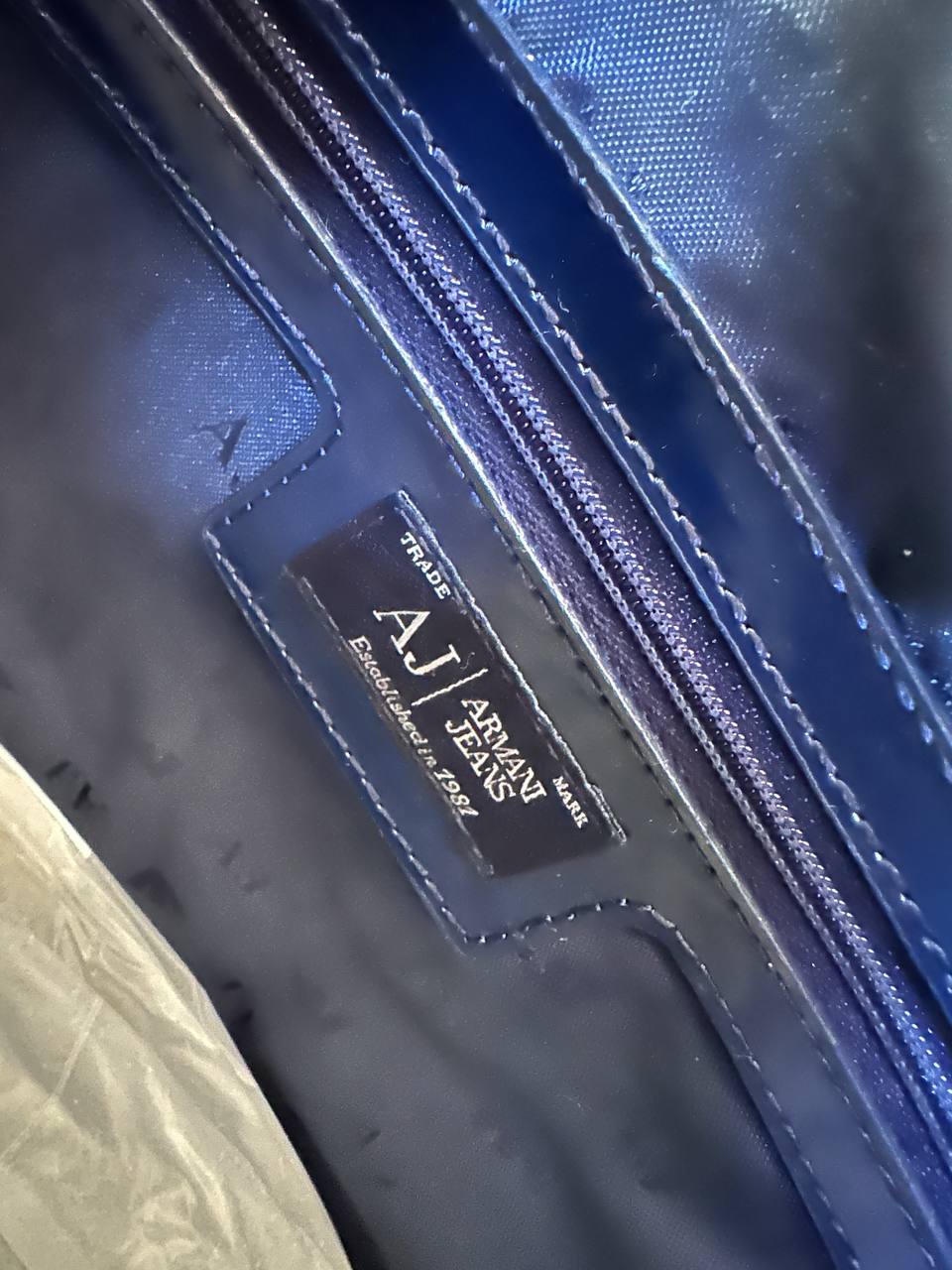 Armani Jeans Borsa Tote in Vernice a Mano Bag Donna (Taglia unica)