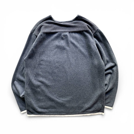 Nike Maglione Y2K Logo Ricamato Vintage Sweater Uomo (L)