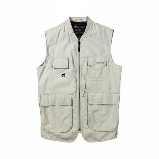 Woolrich Smanicato Logo Ricamato Gilet Uomo (M)