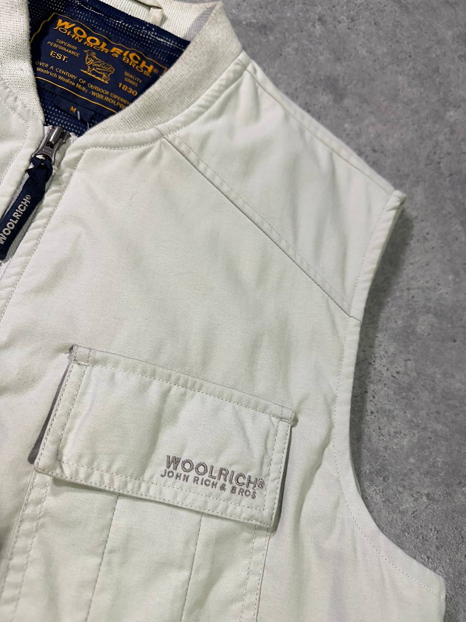 Woolrich Smanicato Logo Ricamato Gilet Uomo (M)