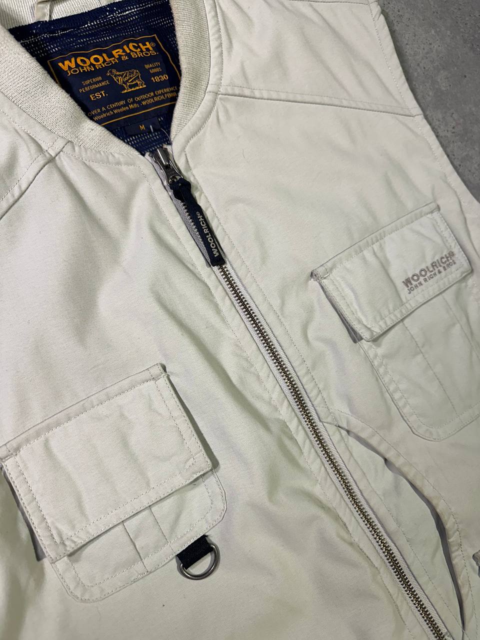 Woolrich Smanicato Logo Ricamato Gilet Uomo (M)