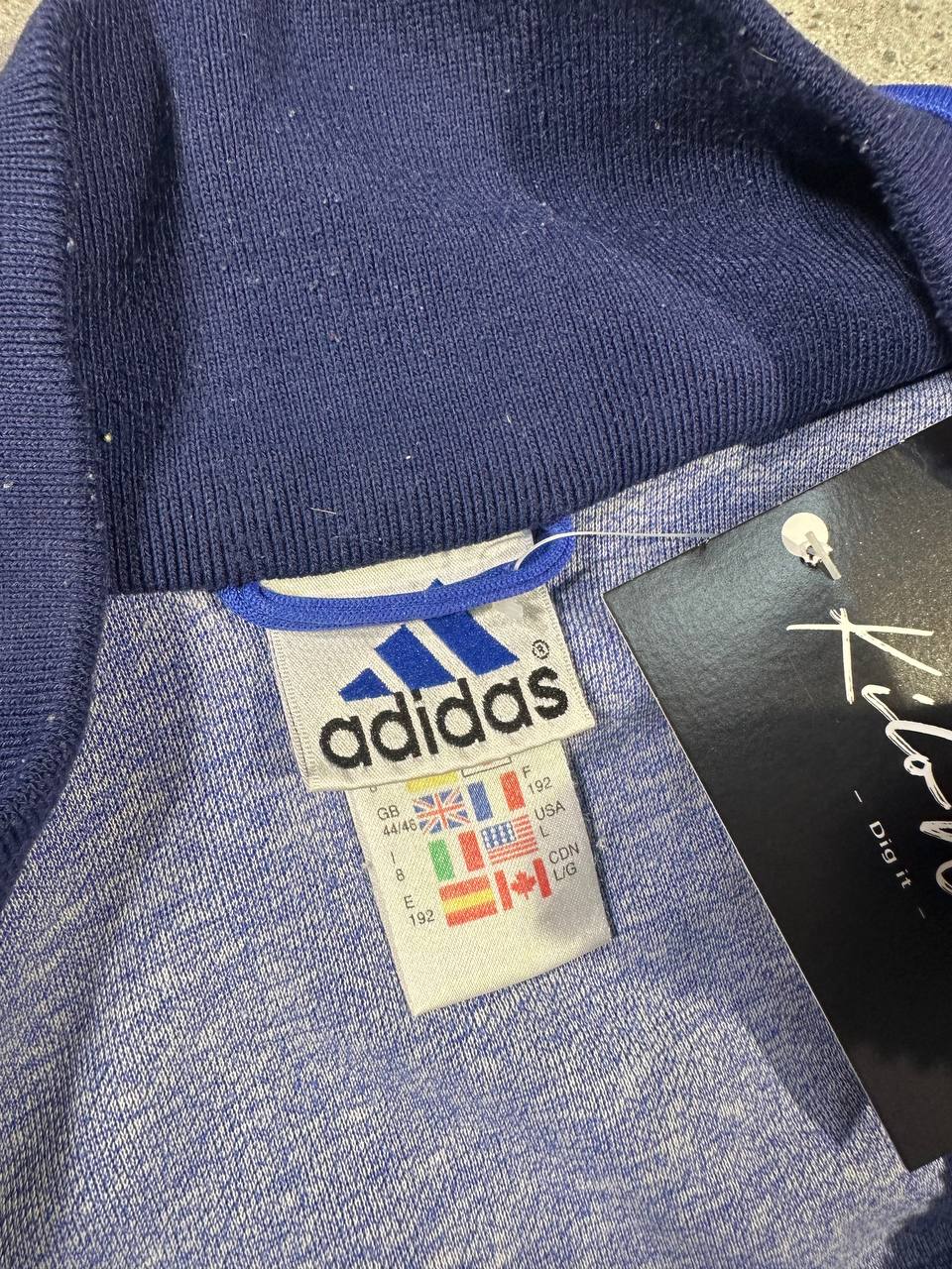 Adidas Giacca Tuta Logo Ricamato Vintage Track-Top Unisex (L)