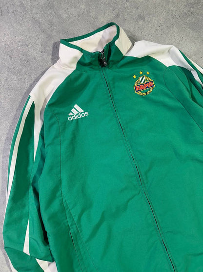 Adidas Giacca Tuta Logo Ricamato Vintage Rapid Vienna Track-Top Uomo (L)