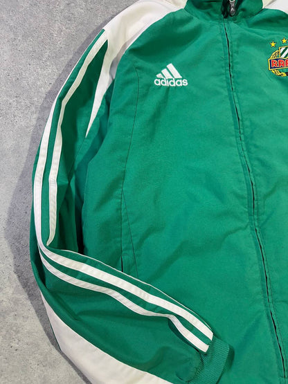 Adidas Giacca Tuta Logo Ricamato Vintage Rapid Vienna Track-Top Uomo (L)