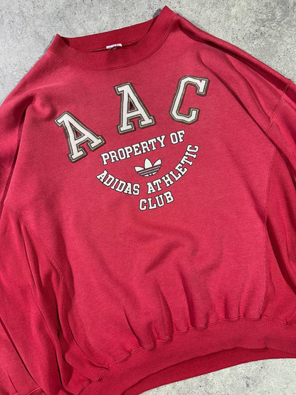 Adidas Felpa Girocollo Big Logo Vintage Sweatshirt Uomo (XL)