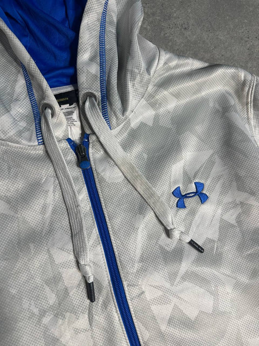 Under Armour Felpa Zip e Cappuccio USA Hoodie Uomo (L)