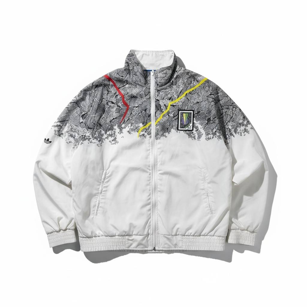 Adidas Giacca Tuta Stefan Edberg Vintage 80's Track-Top Uomo/Donna (L/XL)