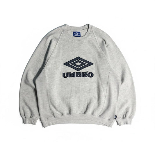 Umbro Felpa Girocollo Big Logo Cucito Sweatshirt Uomo (XL)