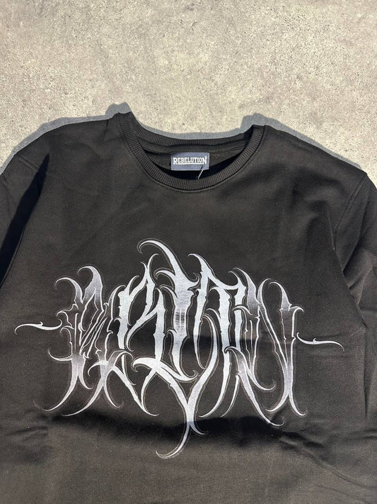 Rebelution Felpa Girocollo Big Logo Sweatshirt Uomo (XL)