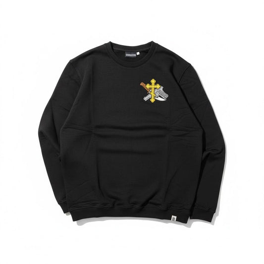 Rebelution Felpa Girocollo Logo Ricamato Sweatshirt Uomo (XL)