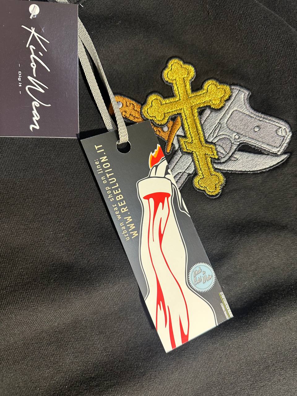 Rebelution Felpa Girocollo Logo Ricamato Sweatshirt Uomo (XL)