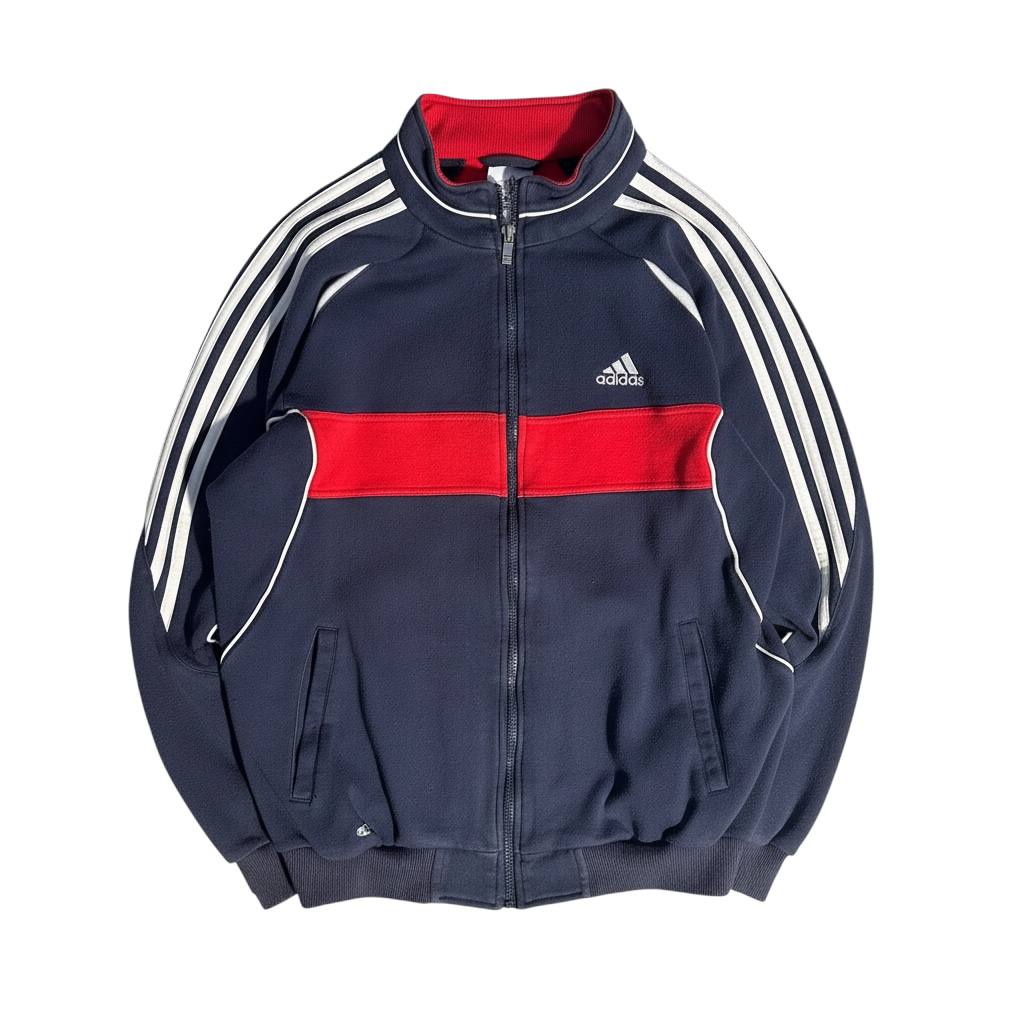 Adidas Felpa Zip Vintage Sweatshirt Uomo (M/L)