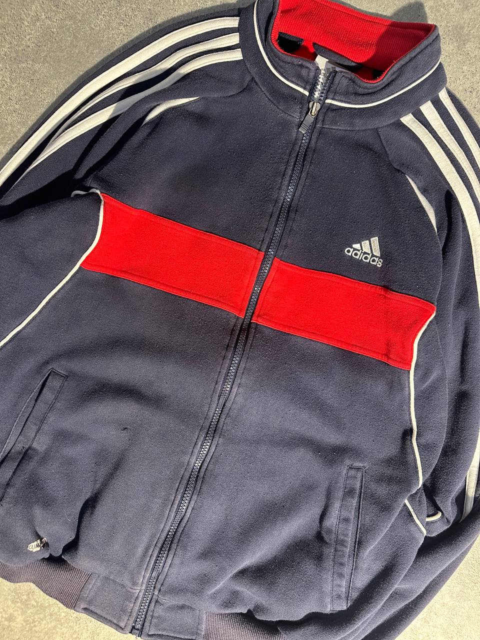 Adidas Felpa Zip Vintage Sweatshirt Uomo (M/L)